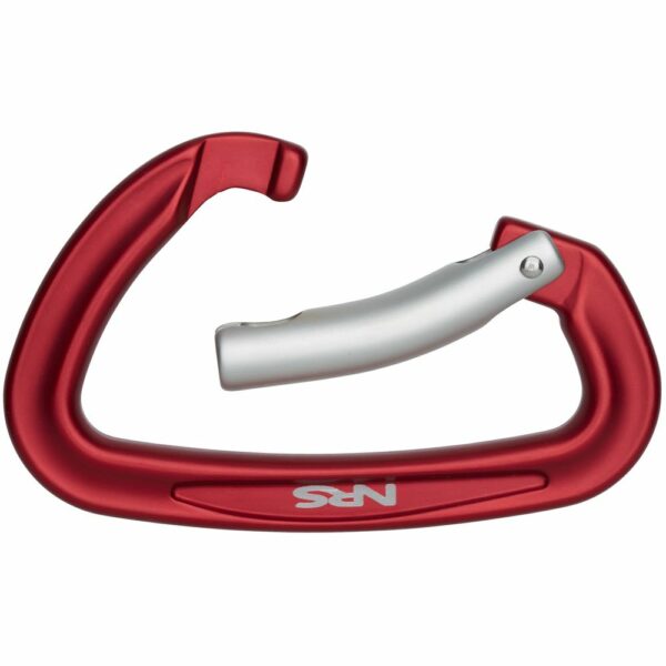 Sliq Bent Gate Carabiner Red/Silver - Bilde 3