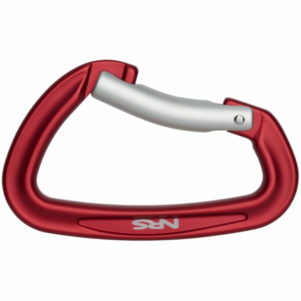 Sliq Bent Gate Carabiner Red/Silver - Bilde 2