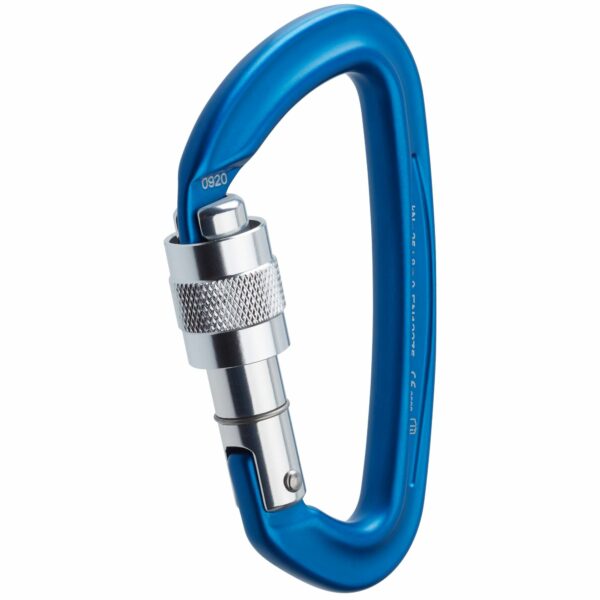 Sliq Screw Lock Carabiner Bright/Blue