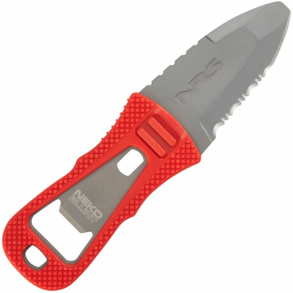 Neko Titanium Blunt Knife Red