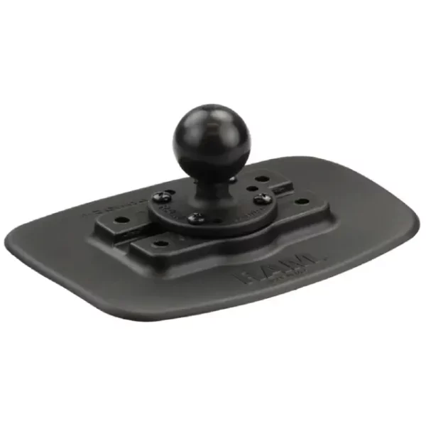 RAM Bond A Base Black Adhesive Base With Ball består av den svarte RAM Bond-A-Base, en fleksibel PVC-monteringspute med C-størrelse 1,5" (3,81 cm) kule.
