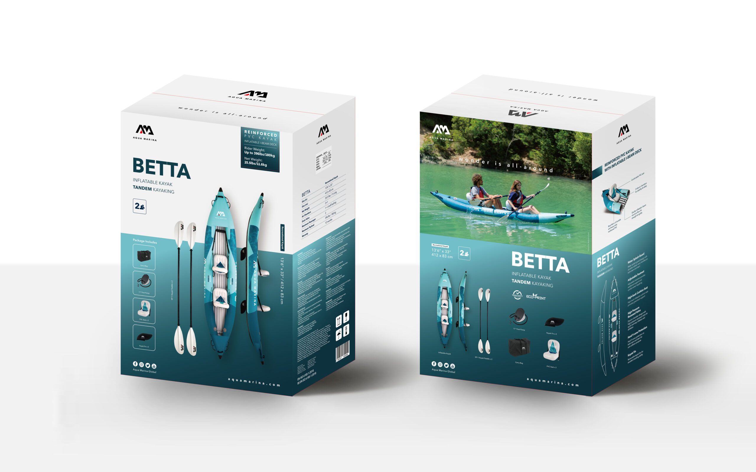 Aqua Marina Betta HM2 – Tandemkajakk - Bilde 17