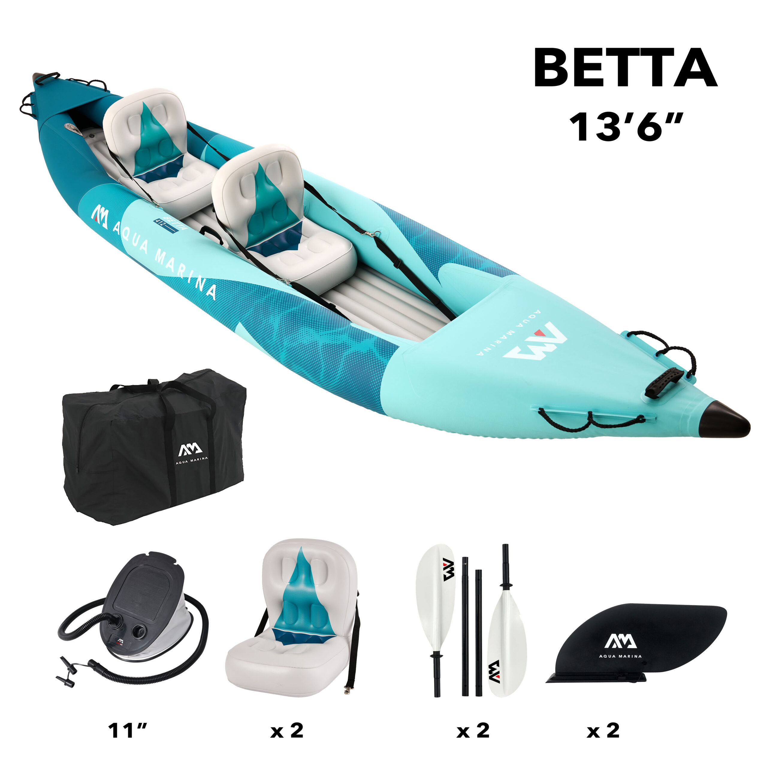 Aqua Marina Betta HM2 – Tandemkajakk - Bilde 16