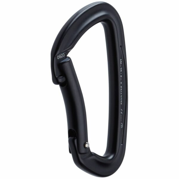 Sliq Bent Gate Carabiner Black