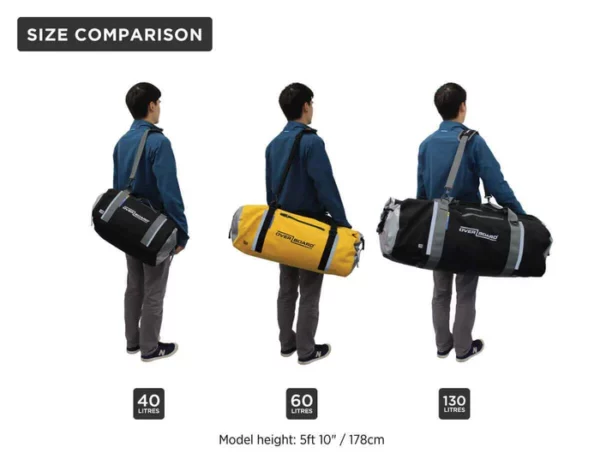 OverBoard Classic Vanntett Bag - 60l gul - Bilde 4