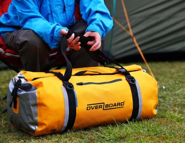 OverBoard Classic Vanntett Bag - 60l gul - Bilde 2