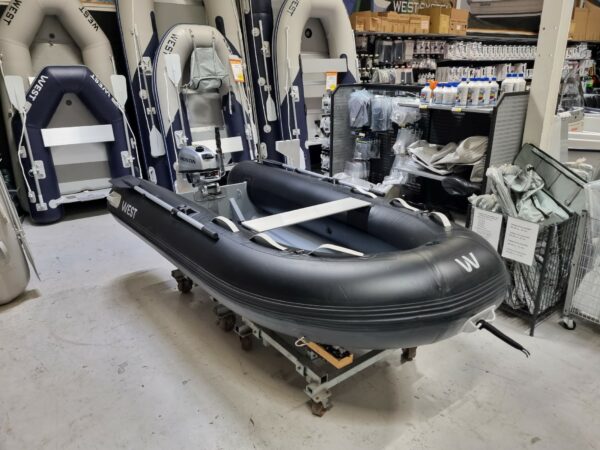 West Alu Rib 290 Light - Sort/Grå