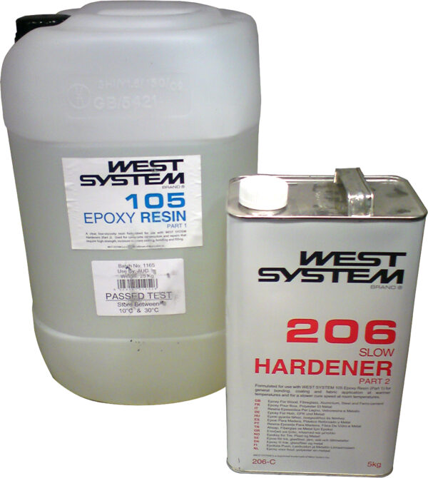 West System C-pakke, 30 kg 105/206 (langsom herder)