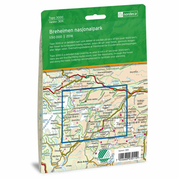 BREHEIMEN 1:50 000 - Bilde 2