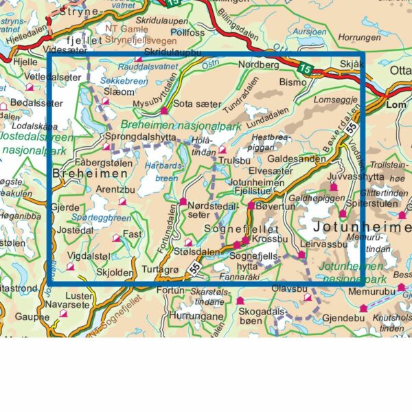BREHEIMEN 1:50 000 - Bilde 4