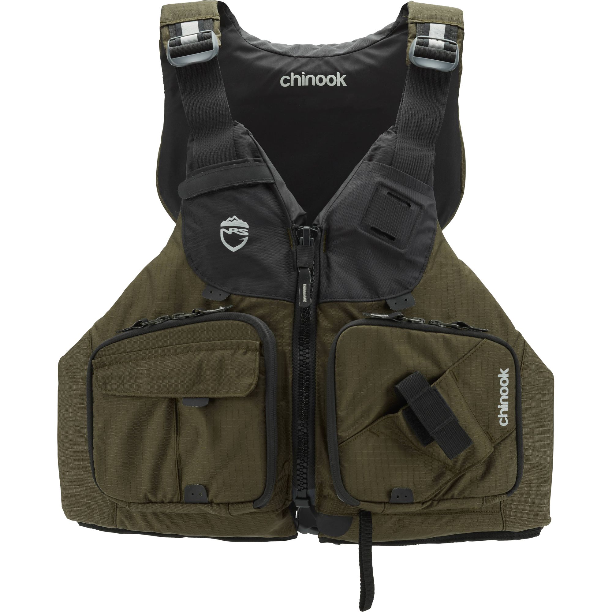 NRS Chinook – Flytevest for fiskere - Bark, L/XL