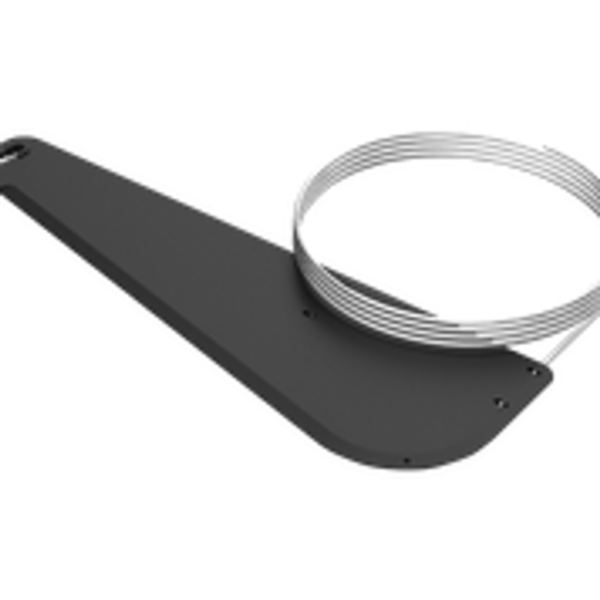 KS-retractable plastic skeg, end wire ø 3mm/2,5 m, bag