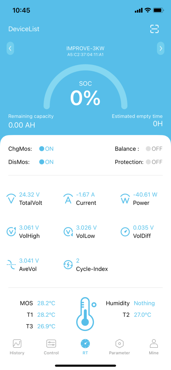 IMPROVE Lithium Batteri 12V 100Ah (LiFePO4) - Bluetooth - Bilde 2
