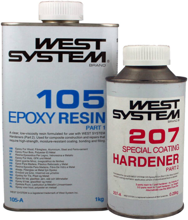 West System A-pakke, 1,2 kg 105/207 (spesial herder)
