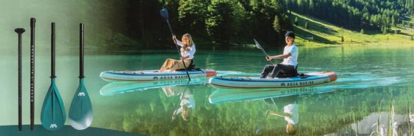 Padleåre SUP "Dual-Tech" 2-i-1 - alu - Bilde 11