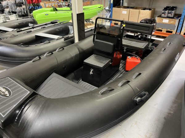 West Alu Rib 380 Deluxe Konsoll - Sort/Grå