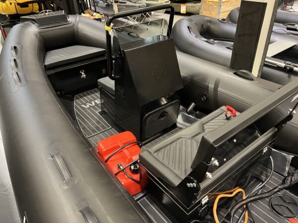 West Alu Rib 380 Deluxe Konsoll - Sort/Grå - Bilde 3