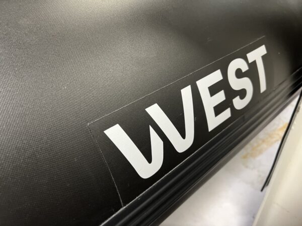 West Alu Rib 380 Deluxe Konsoll - Sort/Grå - Bilde 2
