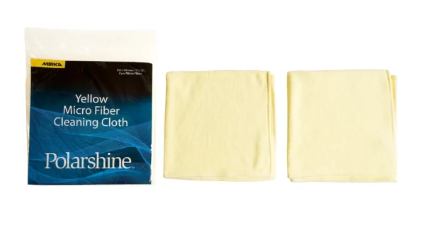 Mirka Mikrofiberklut 330x330mm Gul, 2 pk.