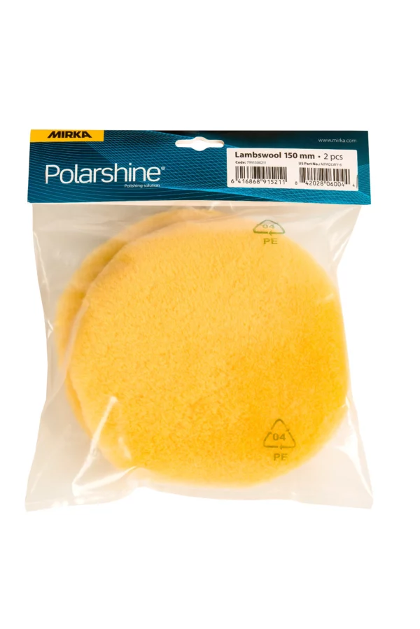 Mirka Poleringspute Lammeull Pro Ø150mm, 2 pk. - Bilde 4