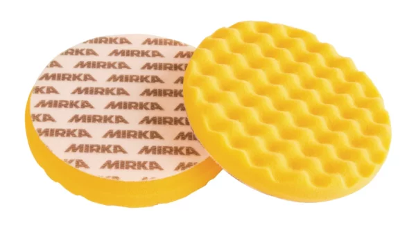 Mirka Poleringspad Svamp Pro Ø150mm, Gul