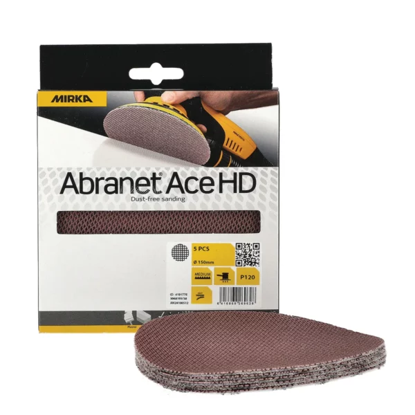 Abranet ACE HD Sliperondell 150mm Grip, 5 pk