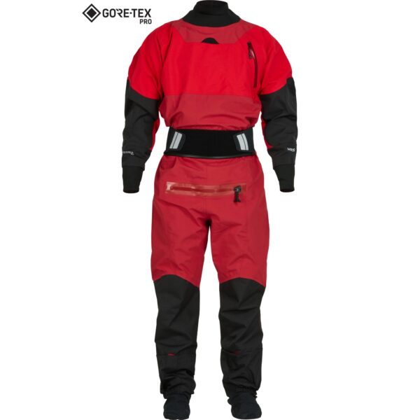 NRS Men's Jakl GORE-TEX Pro Dry Suit - Rød - Str. Medium