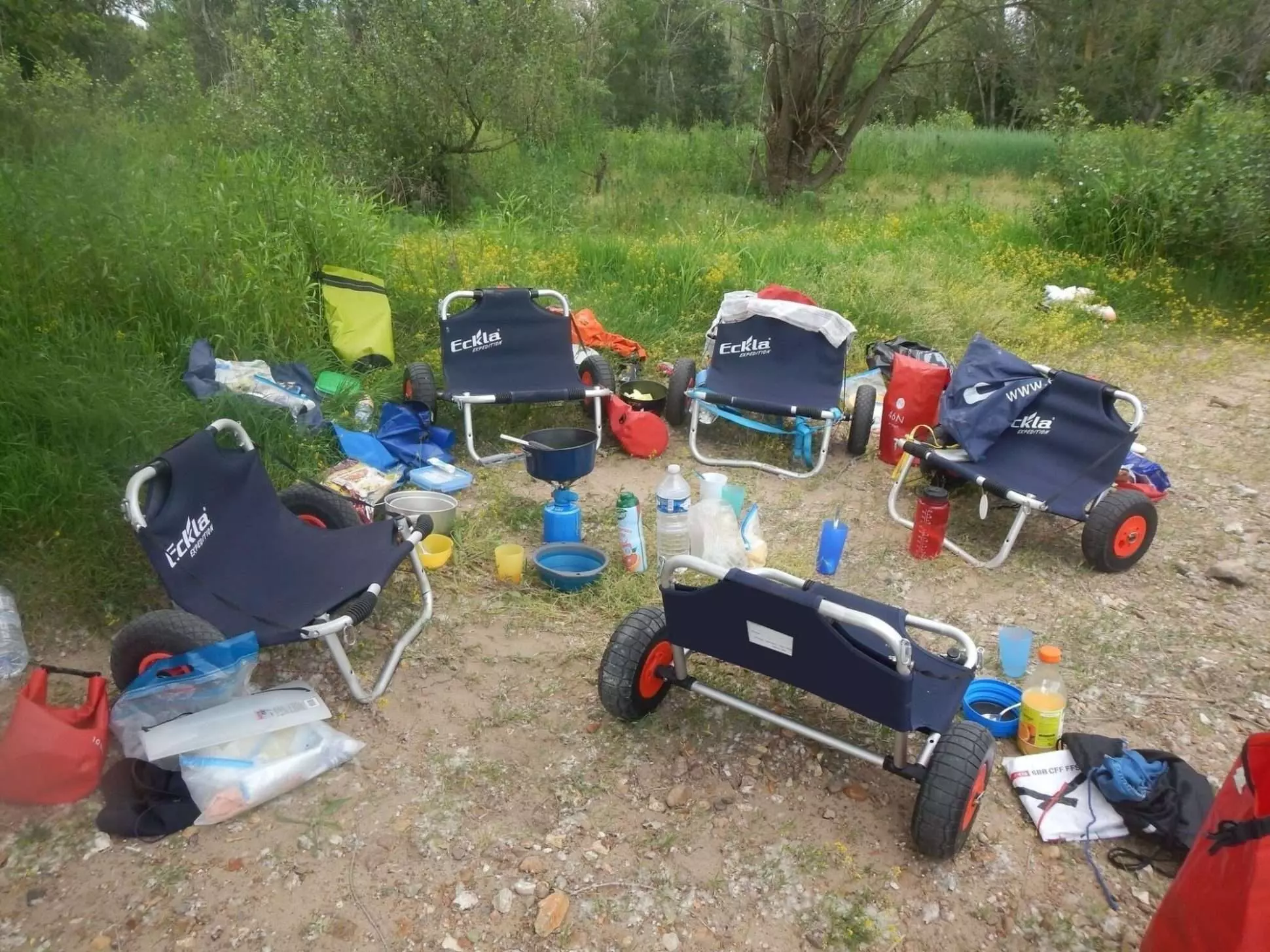 Eckla Expedition 260 Kano og kajakktrallem/luftfylte hjul - Bilde 2