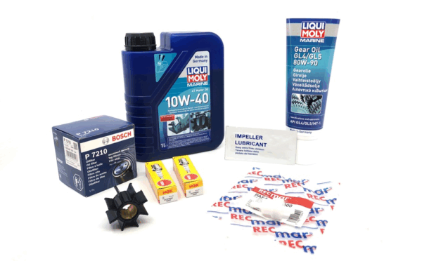 Servicekit til Mercury 15 HK og 20 HK utenbordsmotor m/motor- og girolje