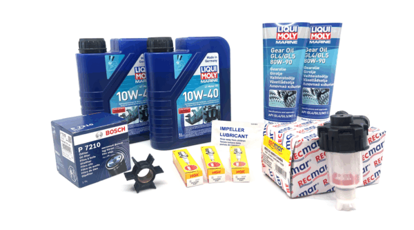 Komplett servicekit til Mercury 25 og 30 HK EFI utenbordsmotor. Inneholder alt du trenger til høst- og vinterservice for trygg båtsesong.