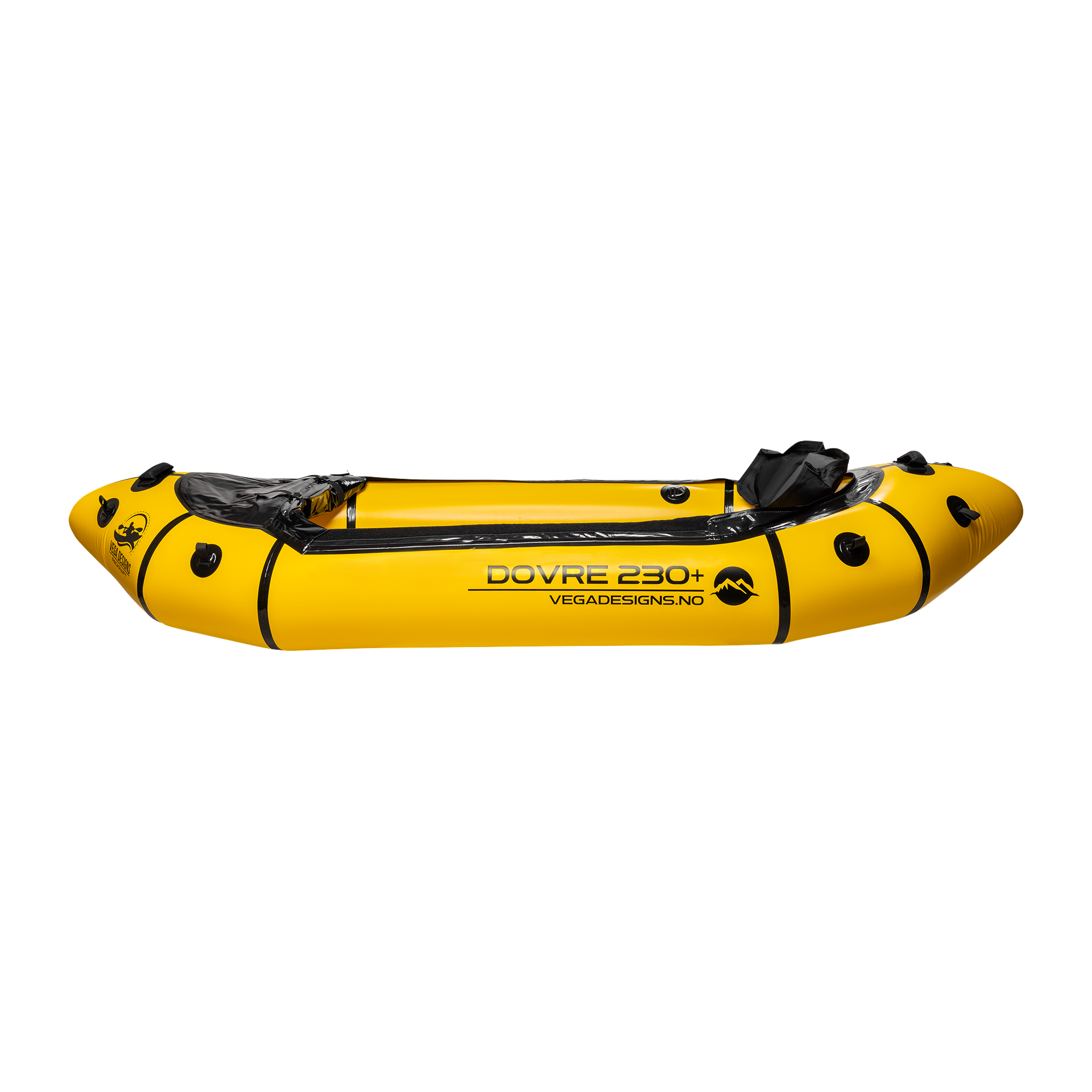 VD Packraft - Dovre Ultralight 230 - m/spruttrekk - Gul - Bilde 3