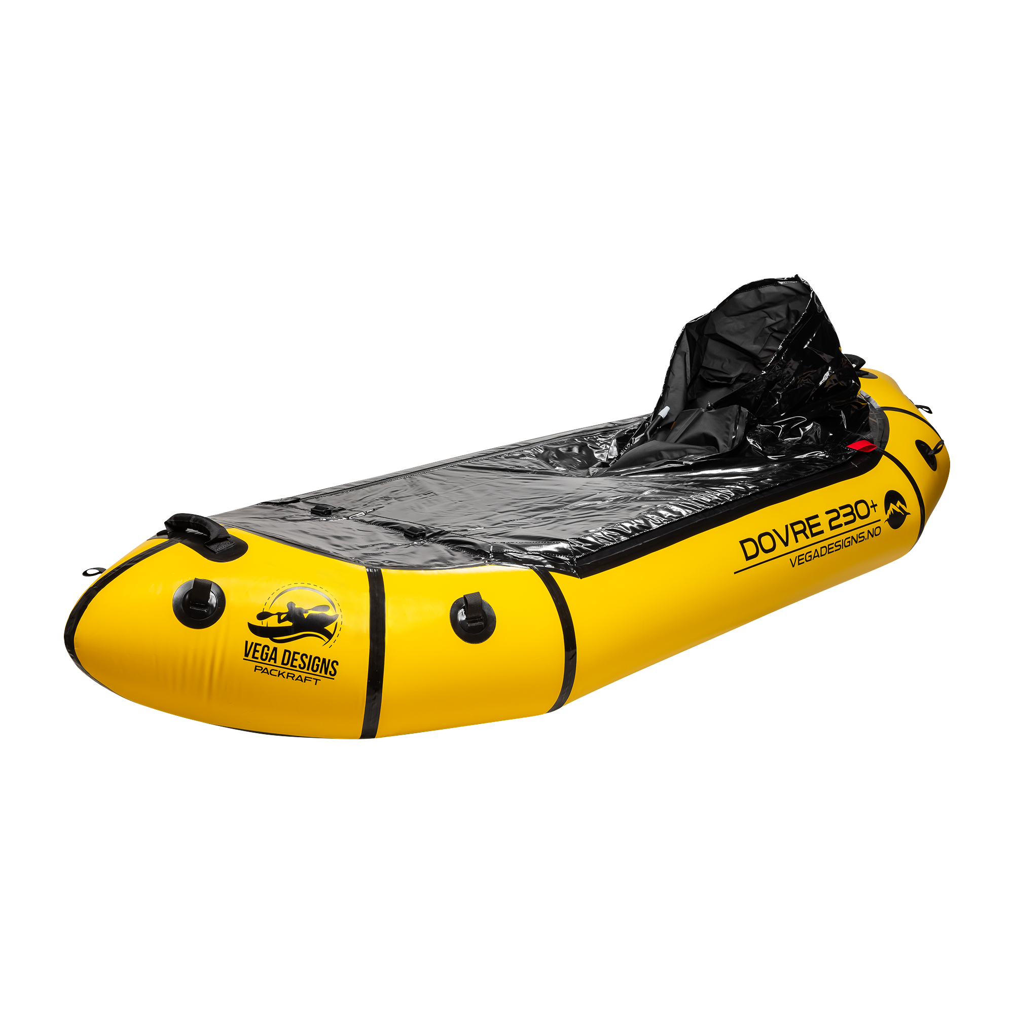VD Packraft - Dovre Ultralight 230 - m/spruttrekk - Gul