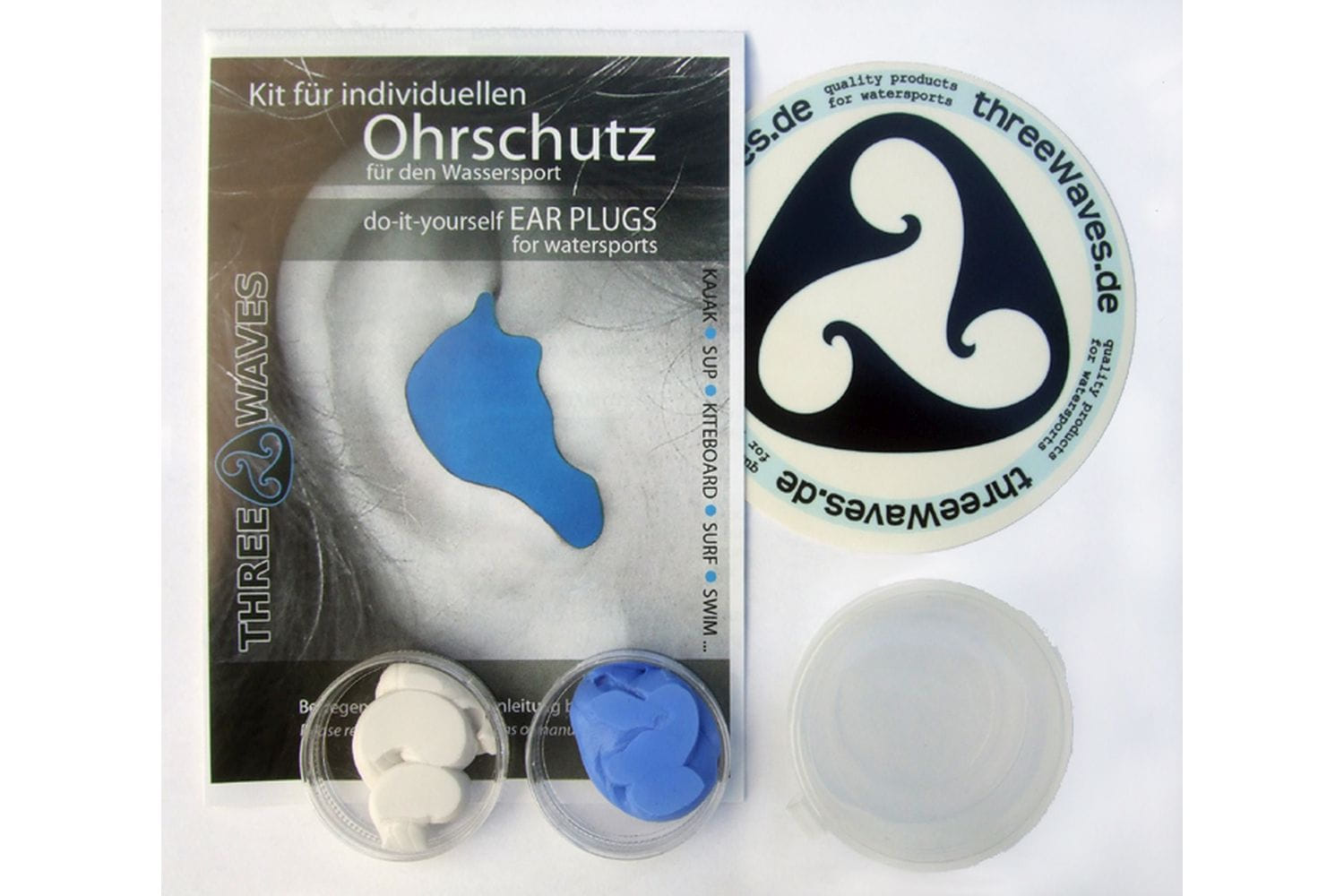 threeWaves custom moulded Ear Plugs - Bilde 5