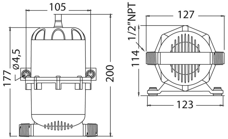 Akkumulatortank ABS 0.75 l - Bilde 3