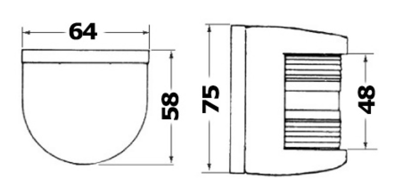 Lanterne Utility77 Hvit/225° Bicolor - Bilde 2