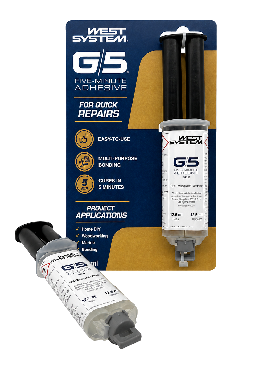 G-5 Hurtig-epoksy, Sprøyte 25ml